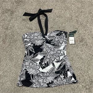 NWT Women’s Lauren Ralph Lauren Floral Tankini Top Size 6